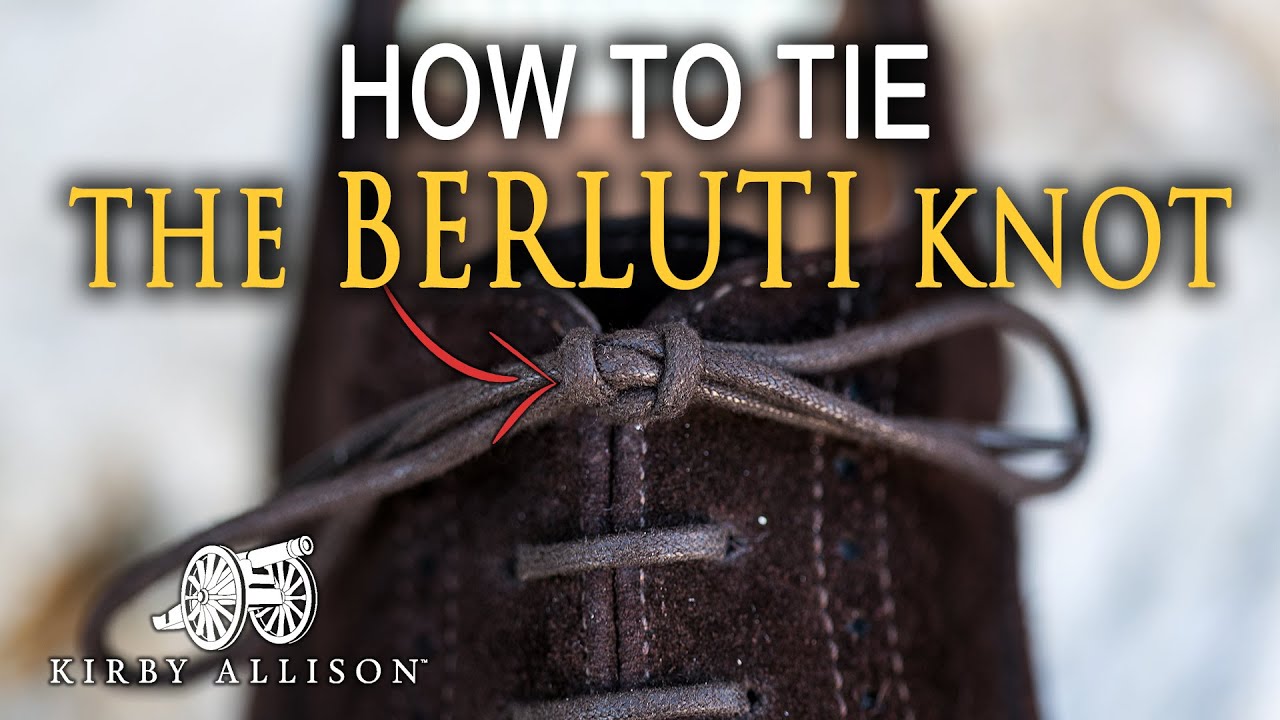 How to Tie Dress Shoes | Berluti Knot Method