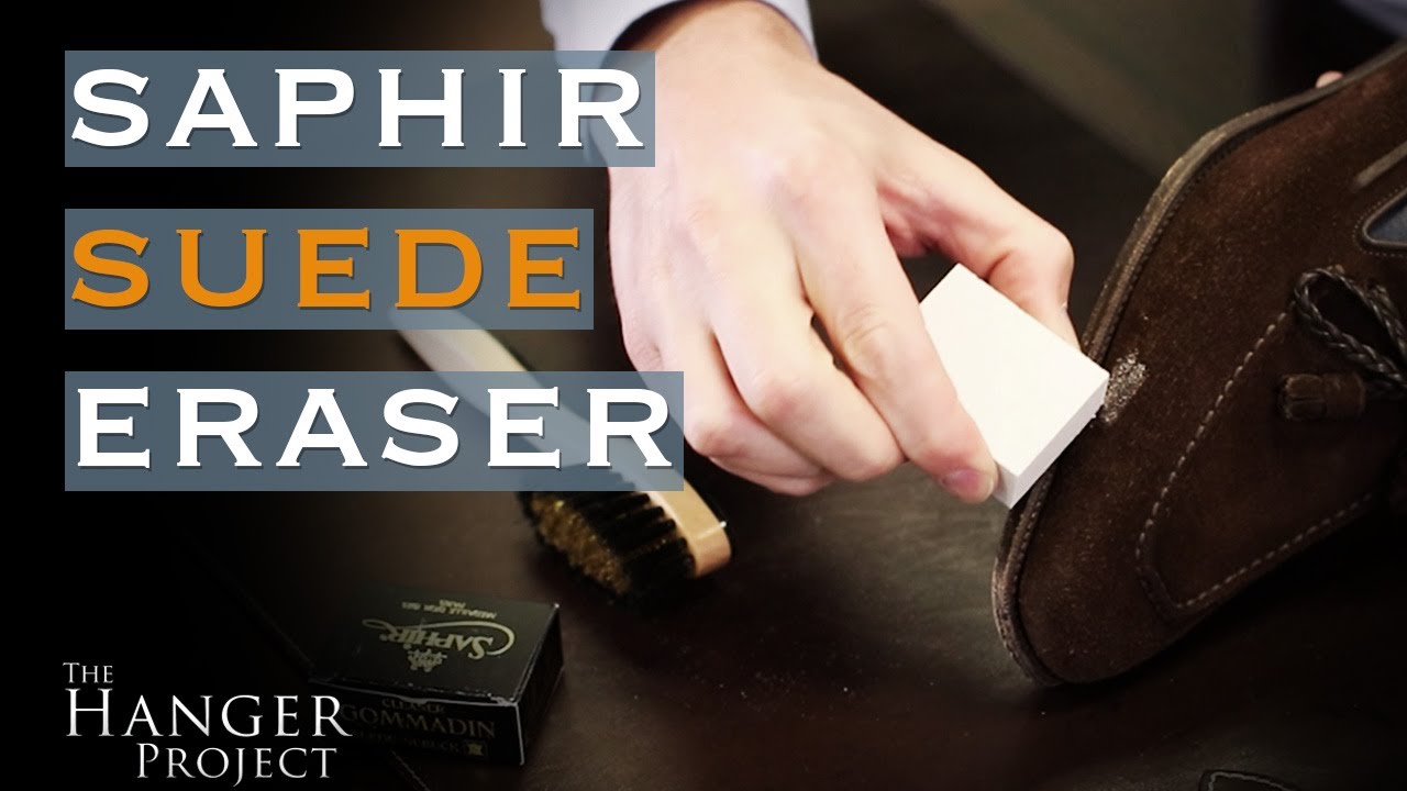 How to Use Saphir Gommadin Suede Eraser