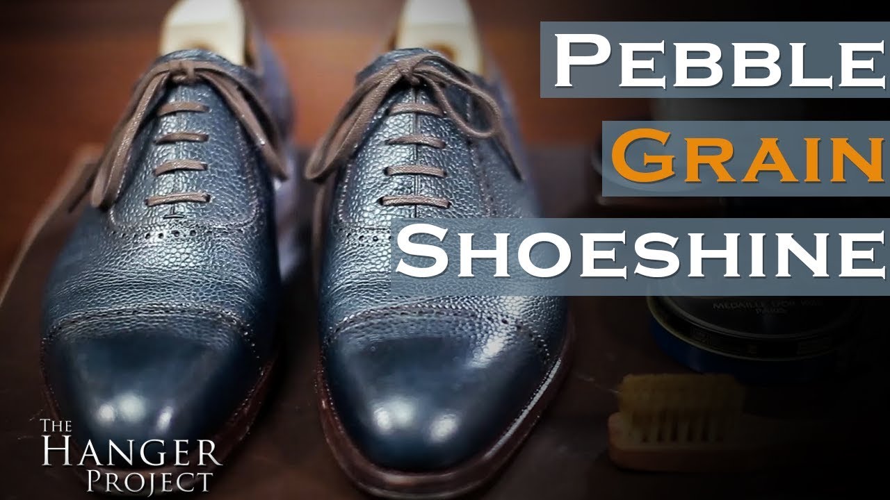 How to Shine Pebble Grain Leather Shoes