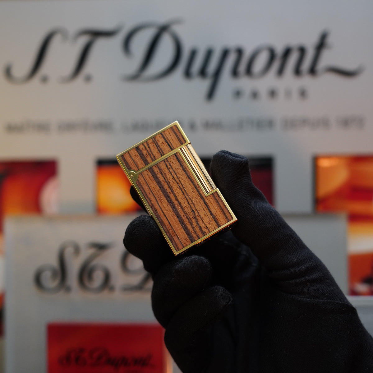 1989 St Dupont Real Wood no lacquer, prototype, extremely rare 