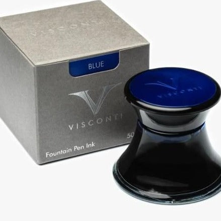 Visconti Blue Ink Bottle 50ml