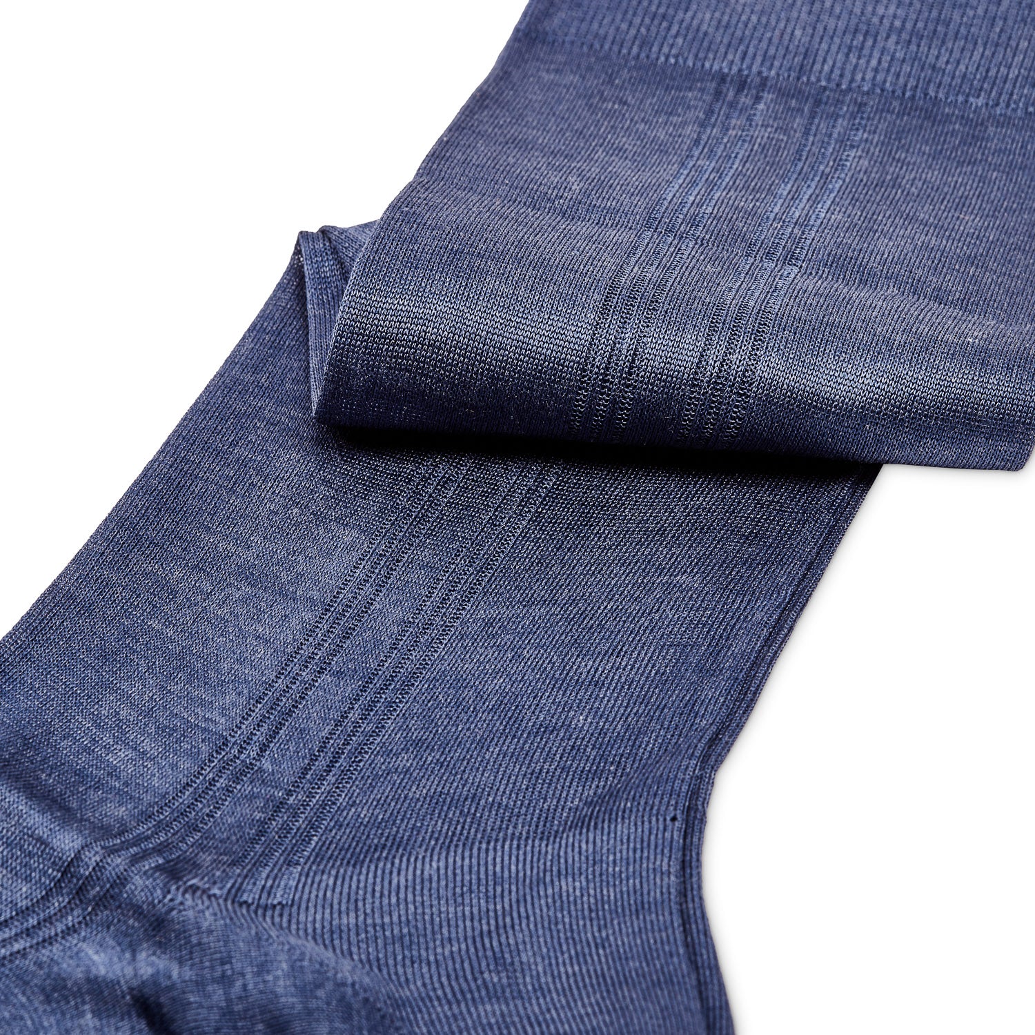 A pair of Sovereign Grade Super-Fine 100% Silk OTC Socks by KirbyAllison.com on a white background.