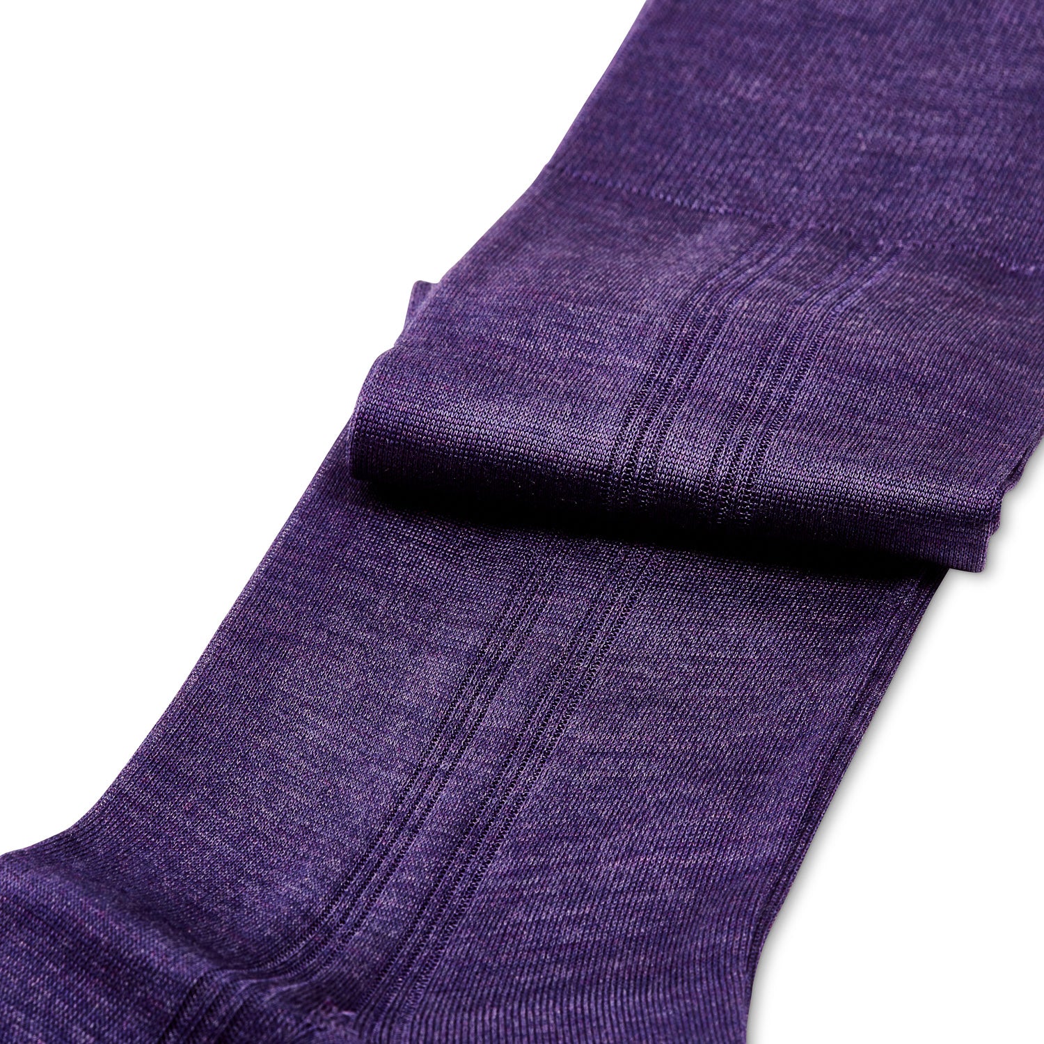 A pair of Sovereign Grade Super-Fine 100% Silk OTC Socks by KirbyAllison.com on a white background.
