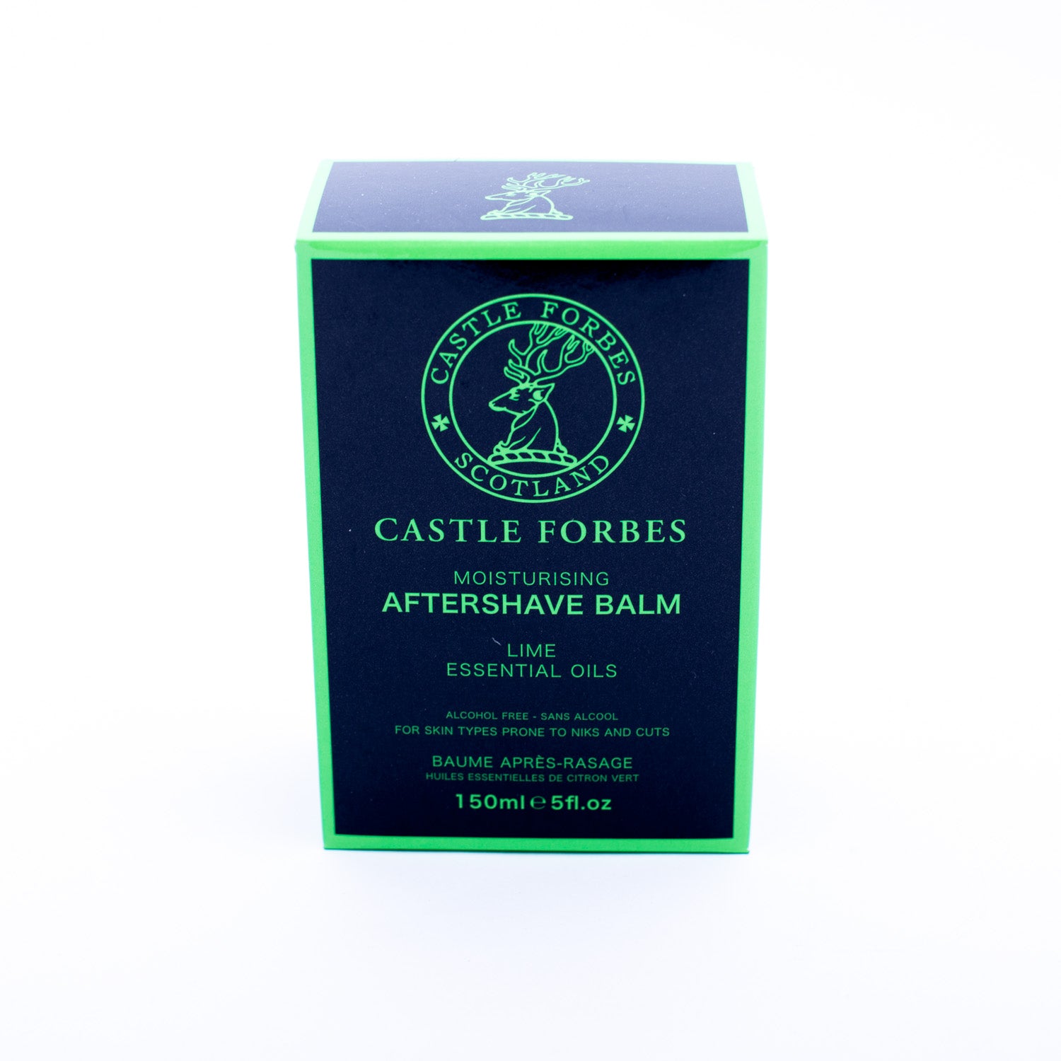 Castle Forbes Lime Essential Aftershave Balm produced by KirbyAllison.com.