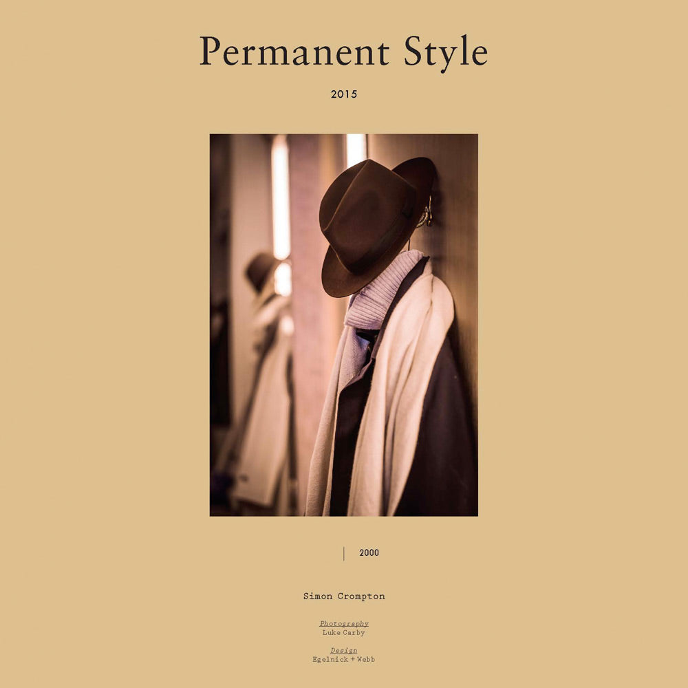 An image of a man wearing a Permanent Style Annual for 2015 by KirbyAllison.com.