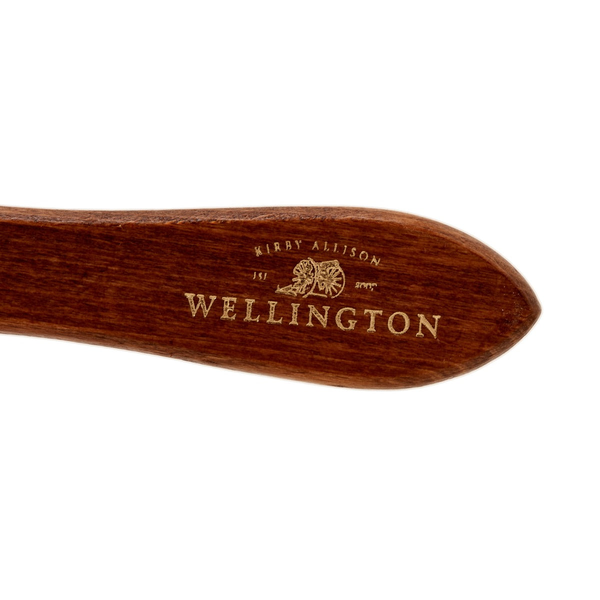 A Wellington Deluxe Shoe Polish Dauber from KirbyAllison.com with the word Wellington on it.