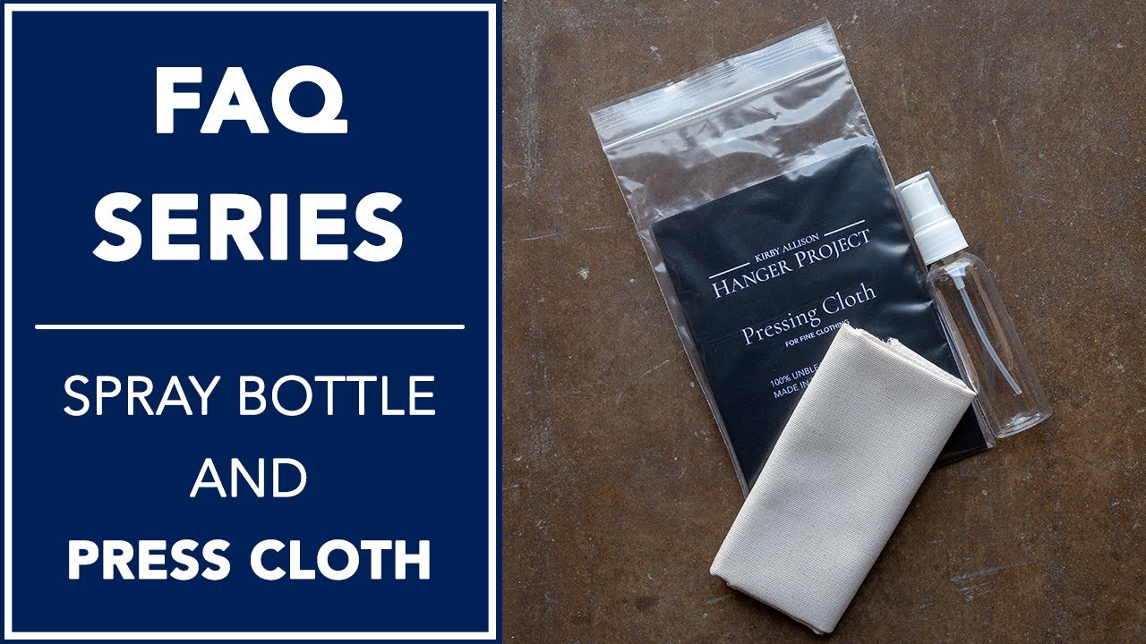 Essential Travel Items: Spray Bottle And Press Cloth