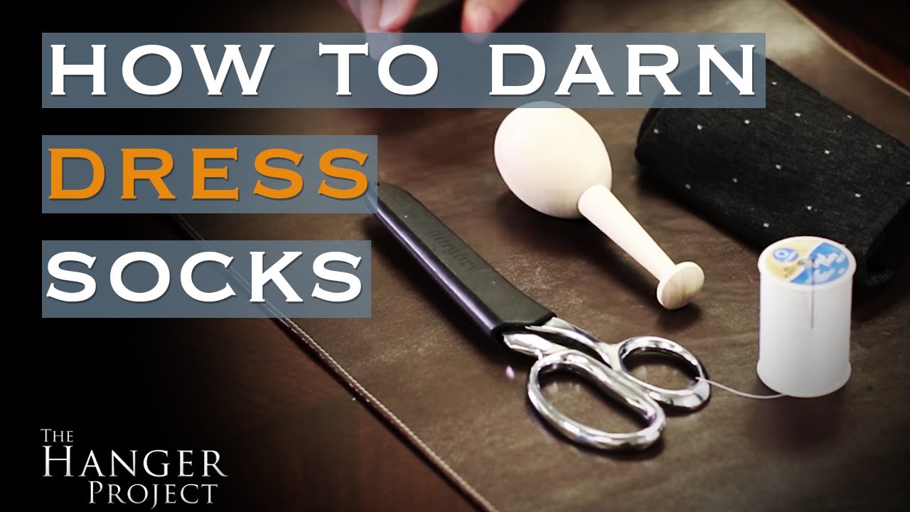 How to Darn Dress Socks