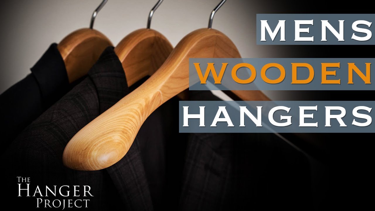 Men's Wooden Clothes Hangers
