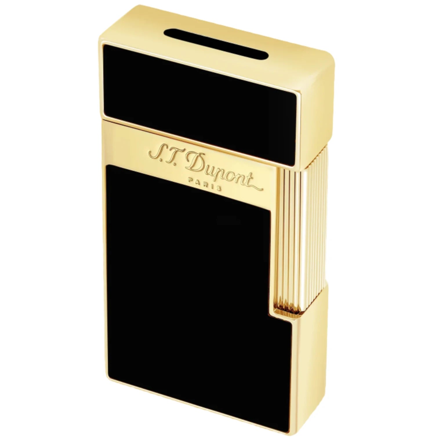 S.T. Dupont Biggy Black and Gold Jet Flame Lighter S.T. Dupont Biggy Black and Gold Jet Flame Lighter