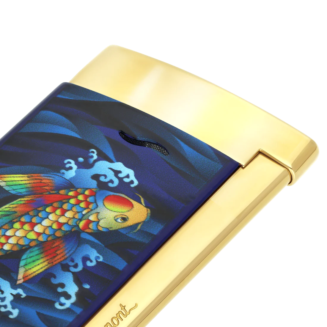 S.T. Dupont Slim 7 Golden Koi Fish Lighter