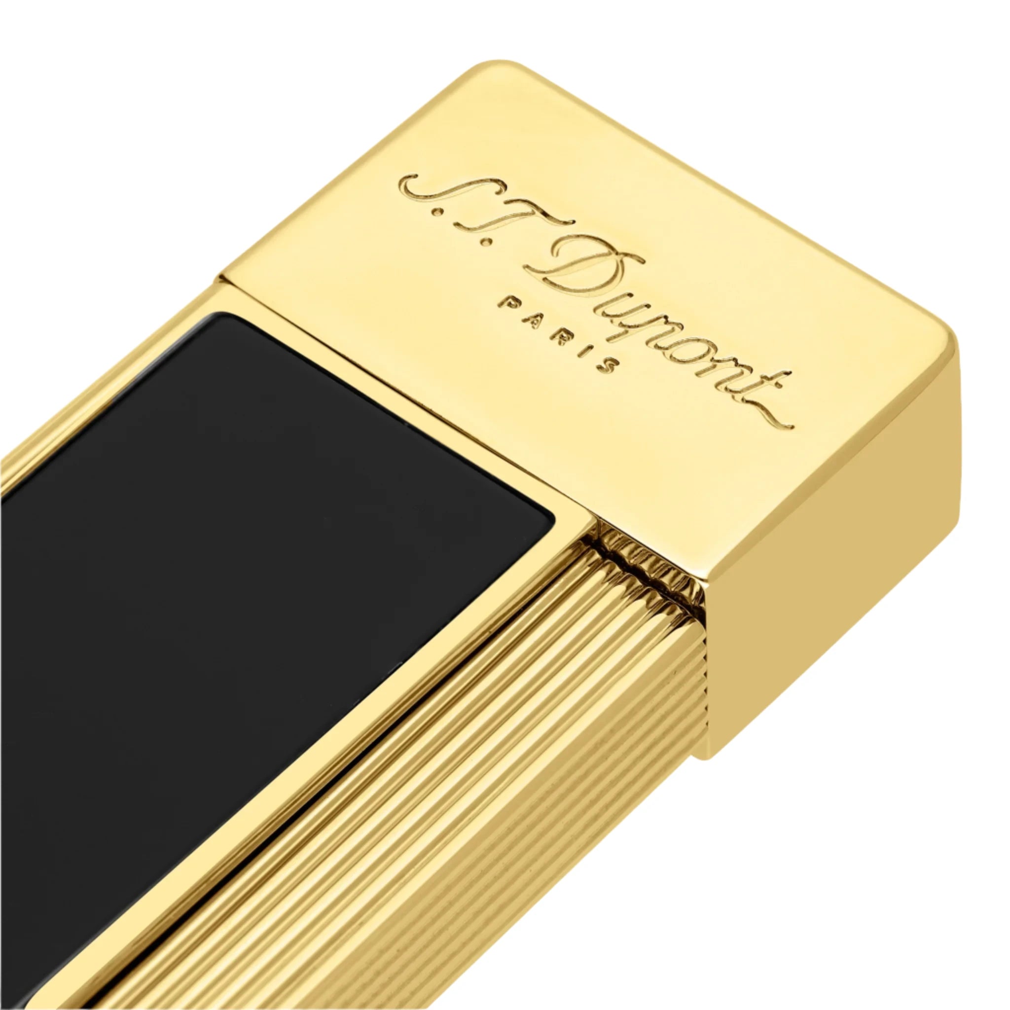 S.T. Dupont Twiggy Gold Black Lacquered Lighter S.T. Dupont Twiggy Gold Black Lacquered Lighter