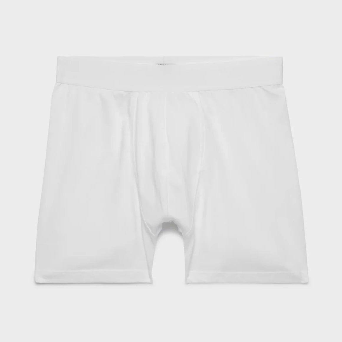 Bresciani 100% Cotton Knitted Boxer Shorts White