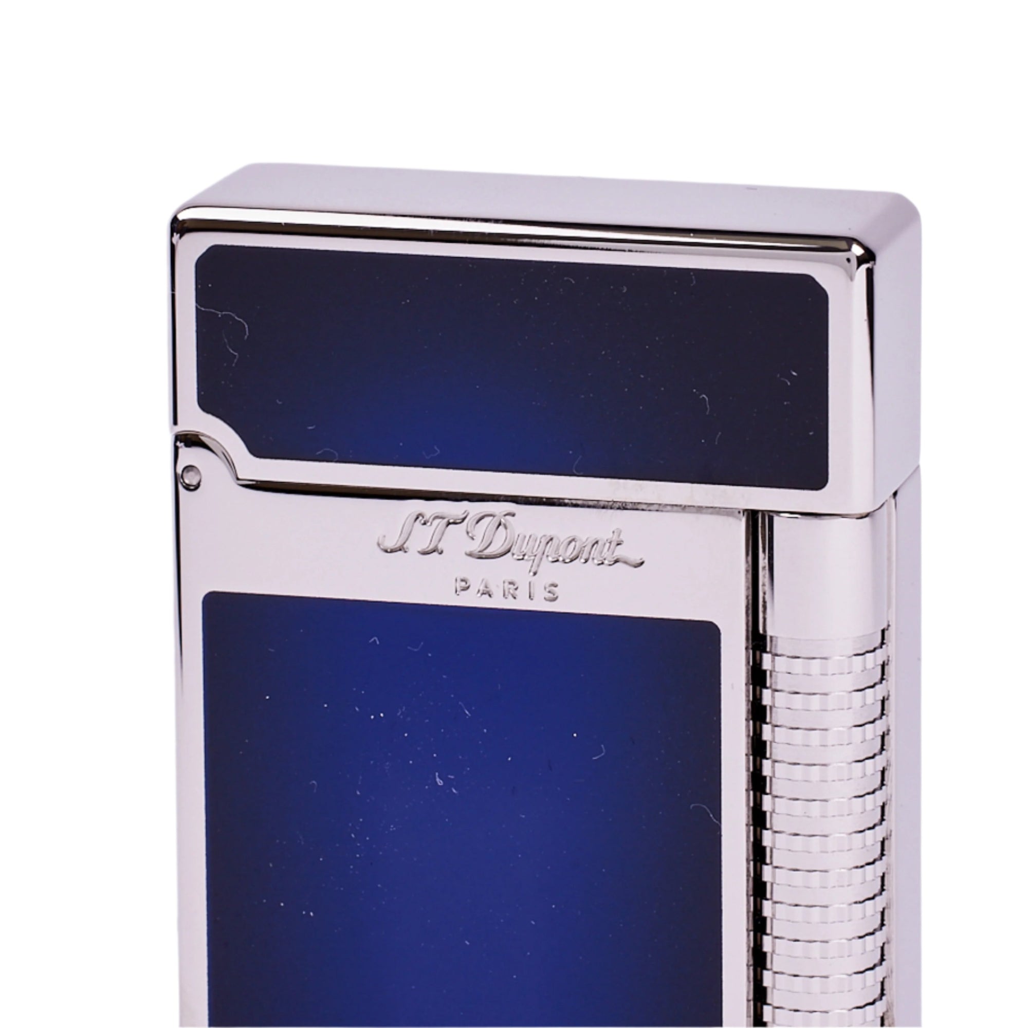 S.T. Dupont Le Grand Cling Blue Palladium Lighter