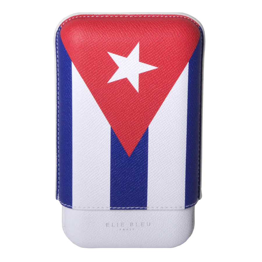 Elie Bleu "Cuban Flag" cell phone case and Elie Bleu "Cuban Flag" cigar case.