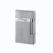 A silver S.T. Dupont Line 2 Vertical Lines Palladium Lighter from the S.T. Dupont Line 2 family.