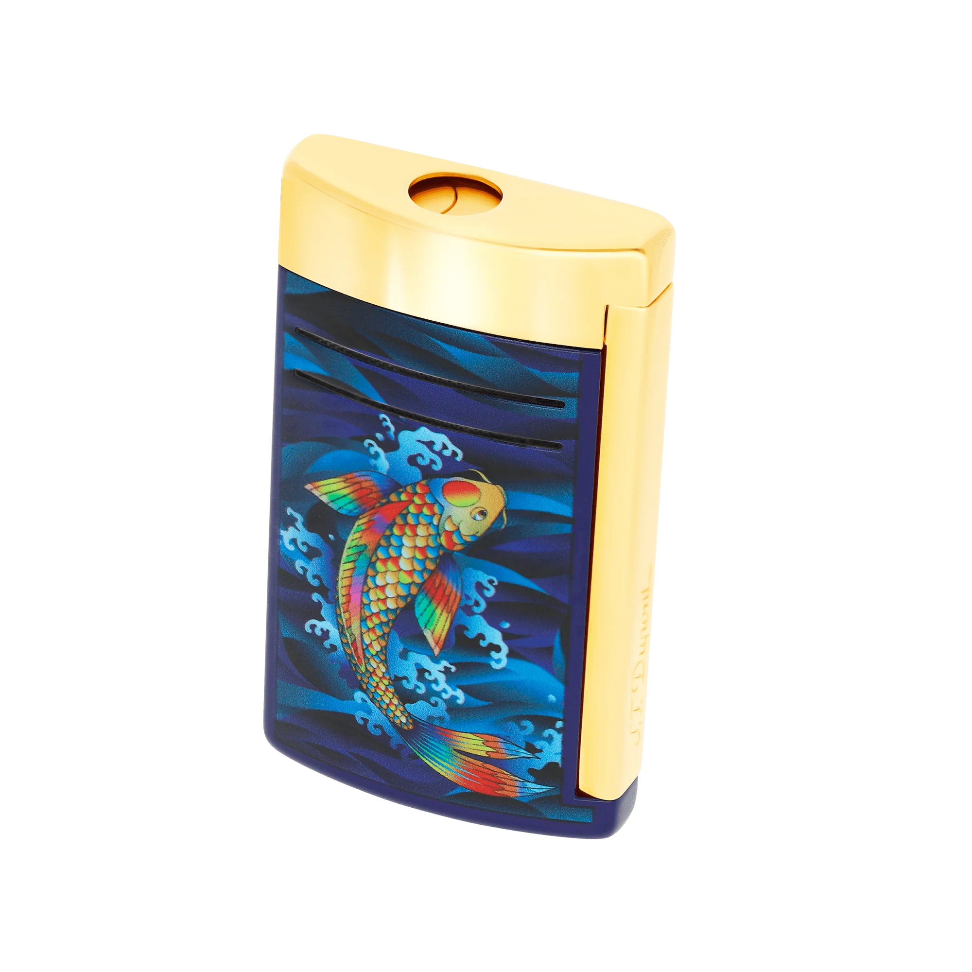 S.T. Dupont Maxijet Golden Koi Fish Lighter