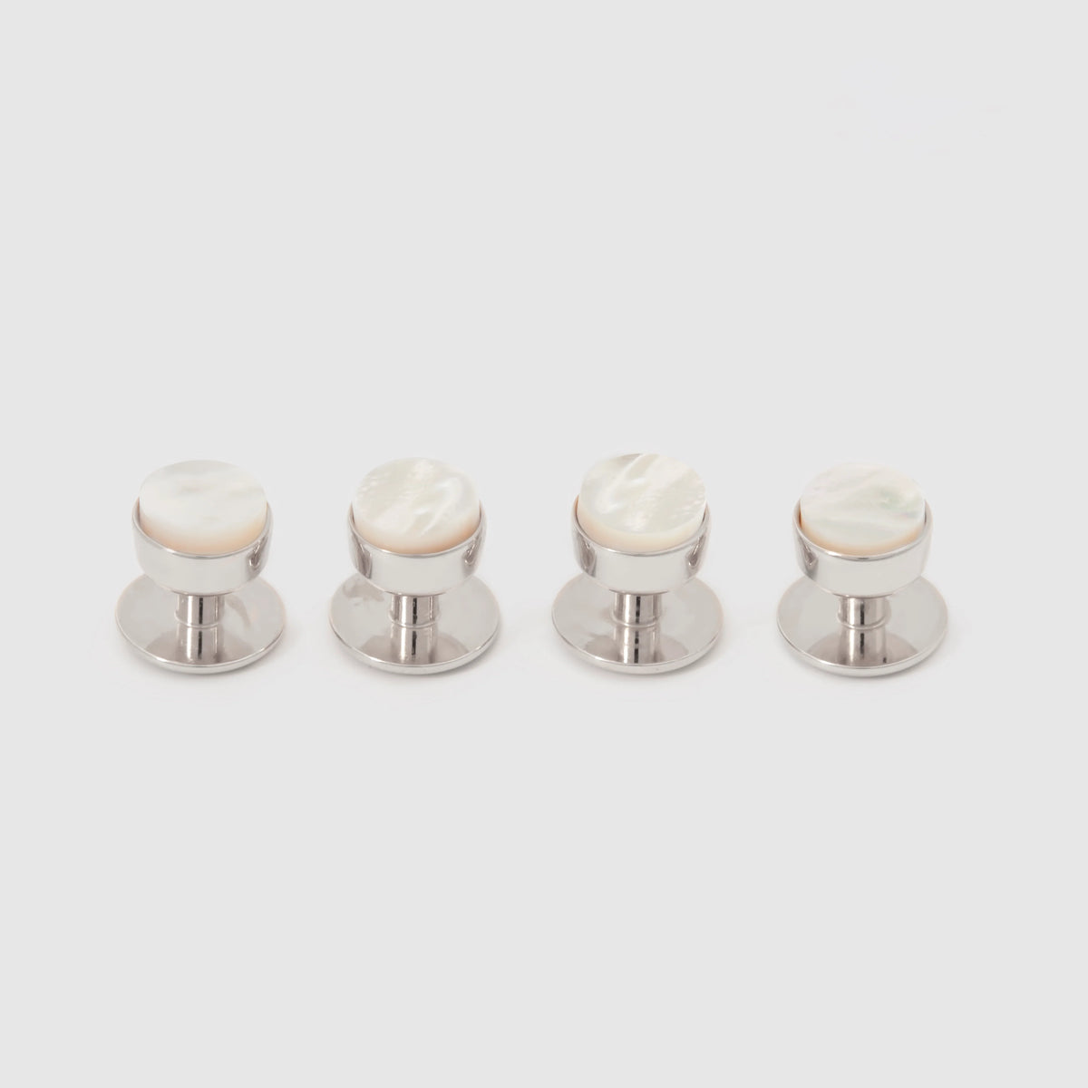 Mother of Pearl Sterling Silver Stud Set