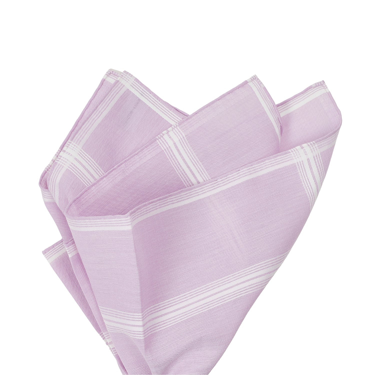 Simonnot Godard Lilac Cotton Handkerchief