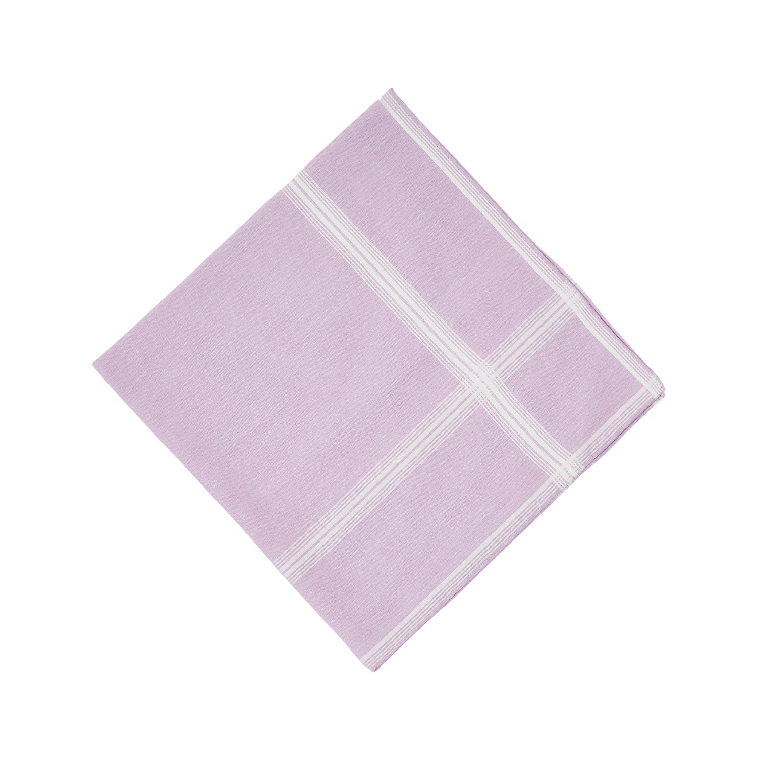 Simonnot Godard Lilac Cotton Handkerchief