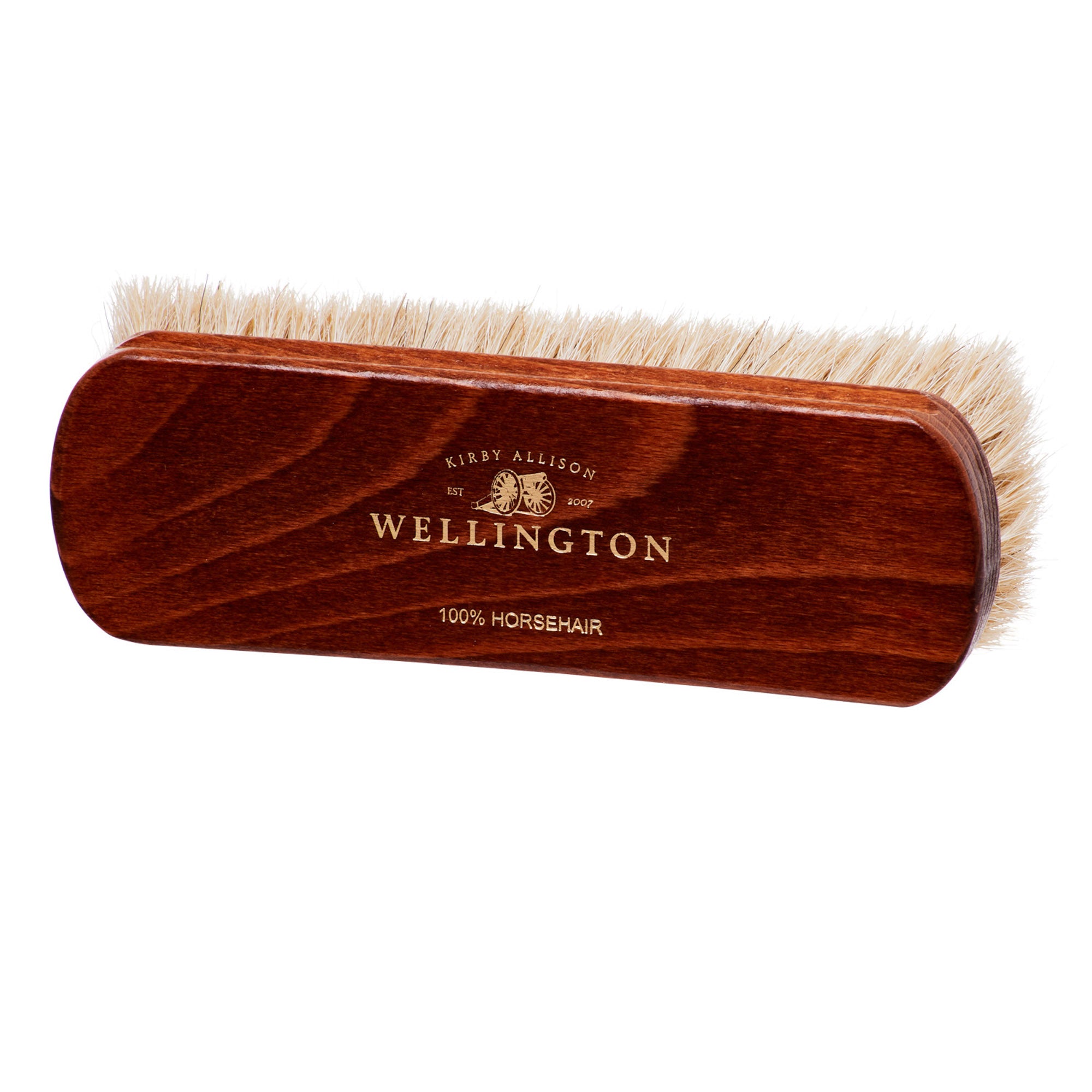 Medium Wellington Horsehair Shoe Polishing Brush