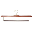 A Luxury Wooden Felted Trouser Bar Hanger (Set of 5) on a white background by KirbyAllison.com.