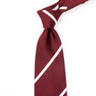 A Sovereign Grade Oxblood Narrow Rep Tie, 150 cm, from the KirbyAllison.com collection.