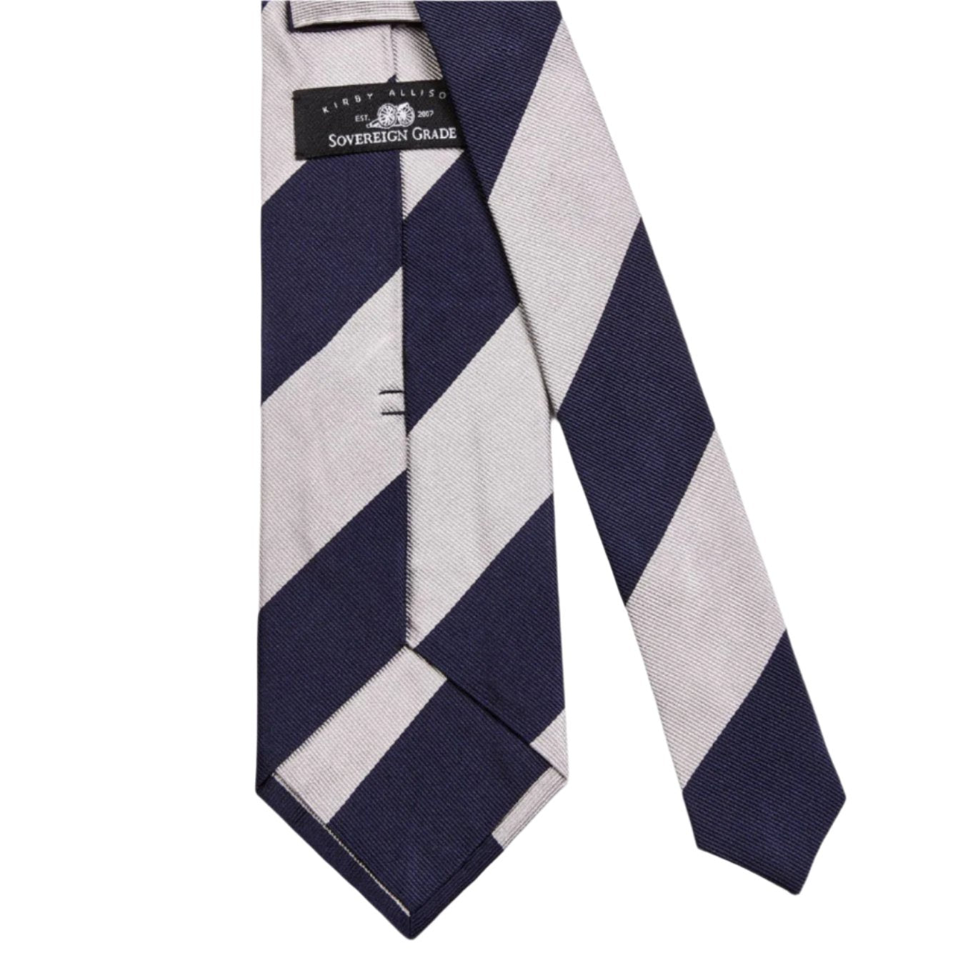 Sovereign Grade Navy Wide Rep Tie, 150 cm – KirbyAllison.com