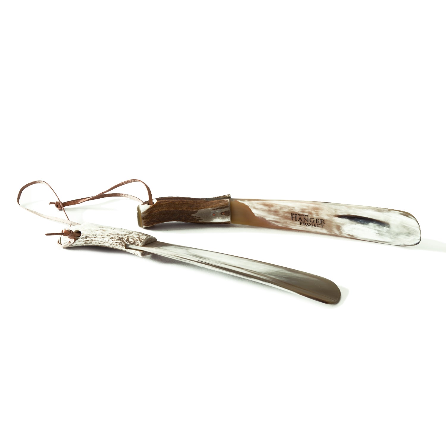 AbbeyHorn 7-inch Stag-Handle Shoehorn
