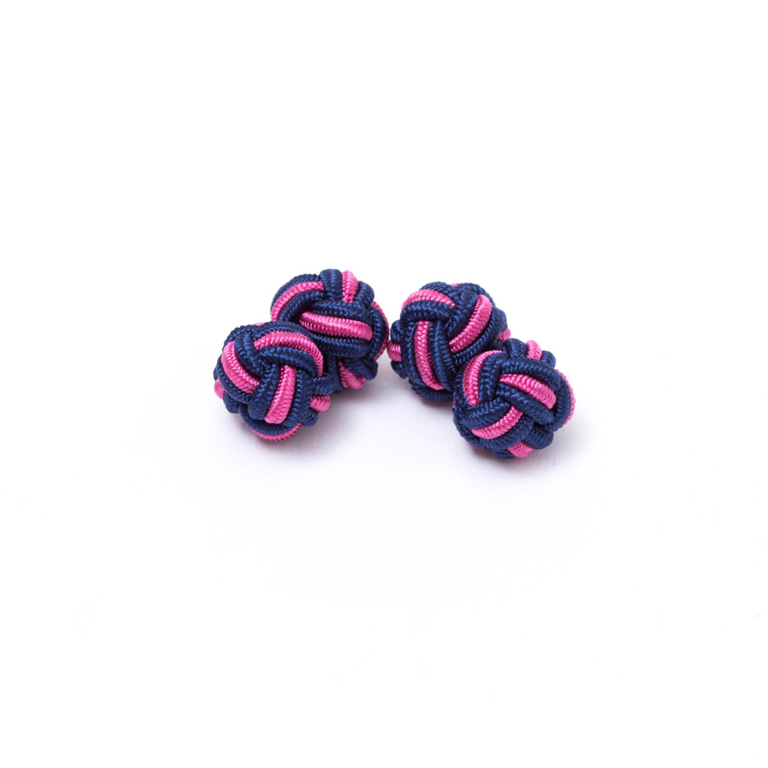Dual Colored Knot Cufflinks