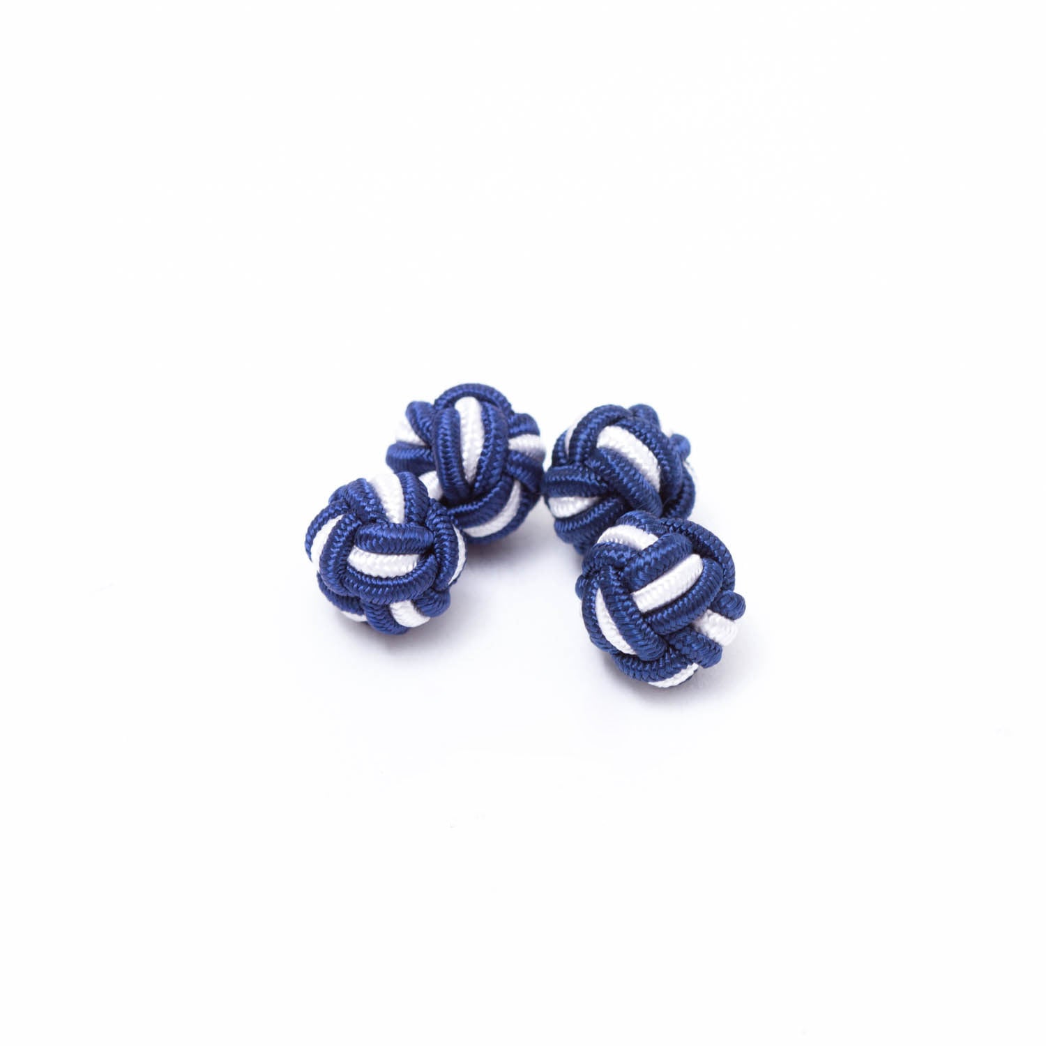 Dual Colored Knot Cufflinks