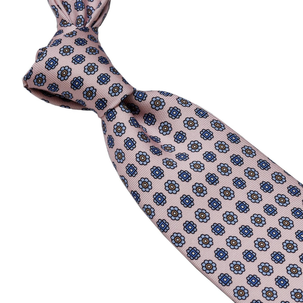 A Sovereign Grade Pink Floral 36oz Printed Silk Tie by KirbyAllison.com designed for longevity and quality.