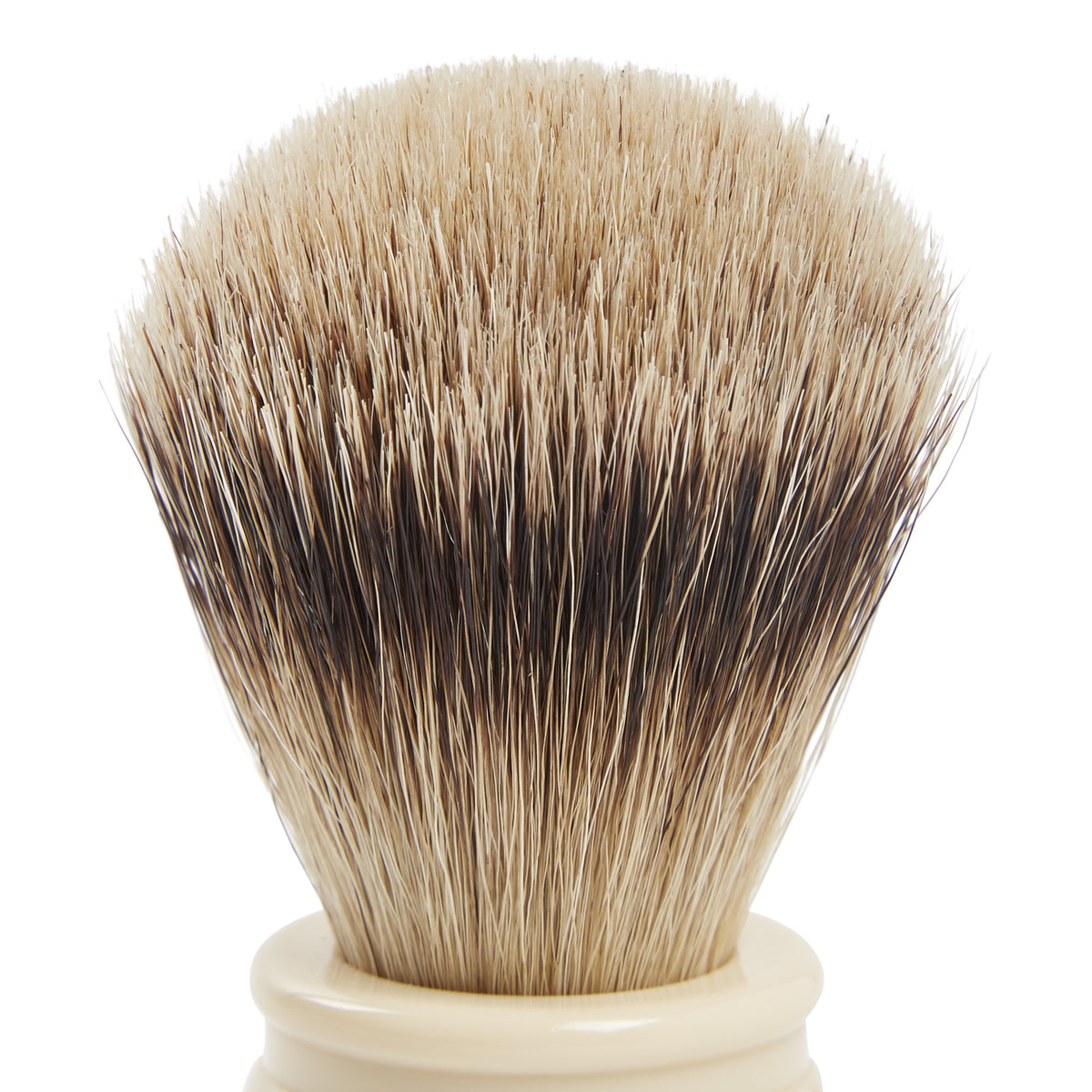 An entry-level Kirby Allison Best Badger Brush on a white background.
