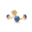 A pair of Lapis Lazuli Golden Acorn cufflinks from KirbyAllison.com.