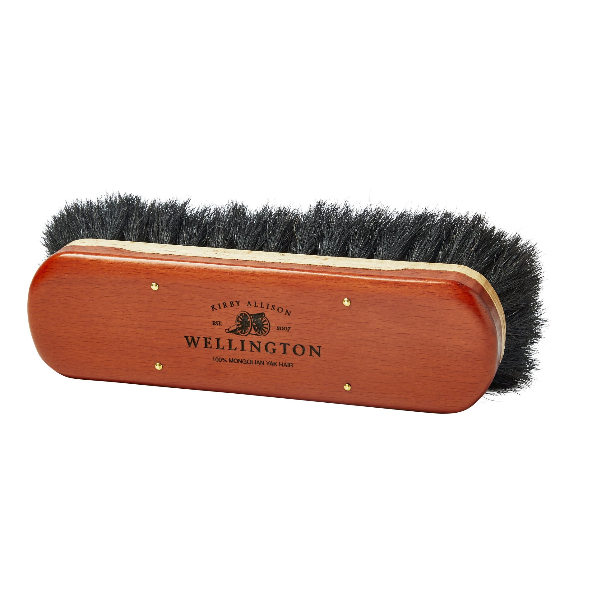 Large Handmade Yak Hair Shoe Shine Brush
