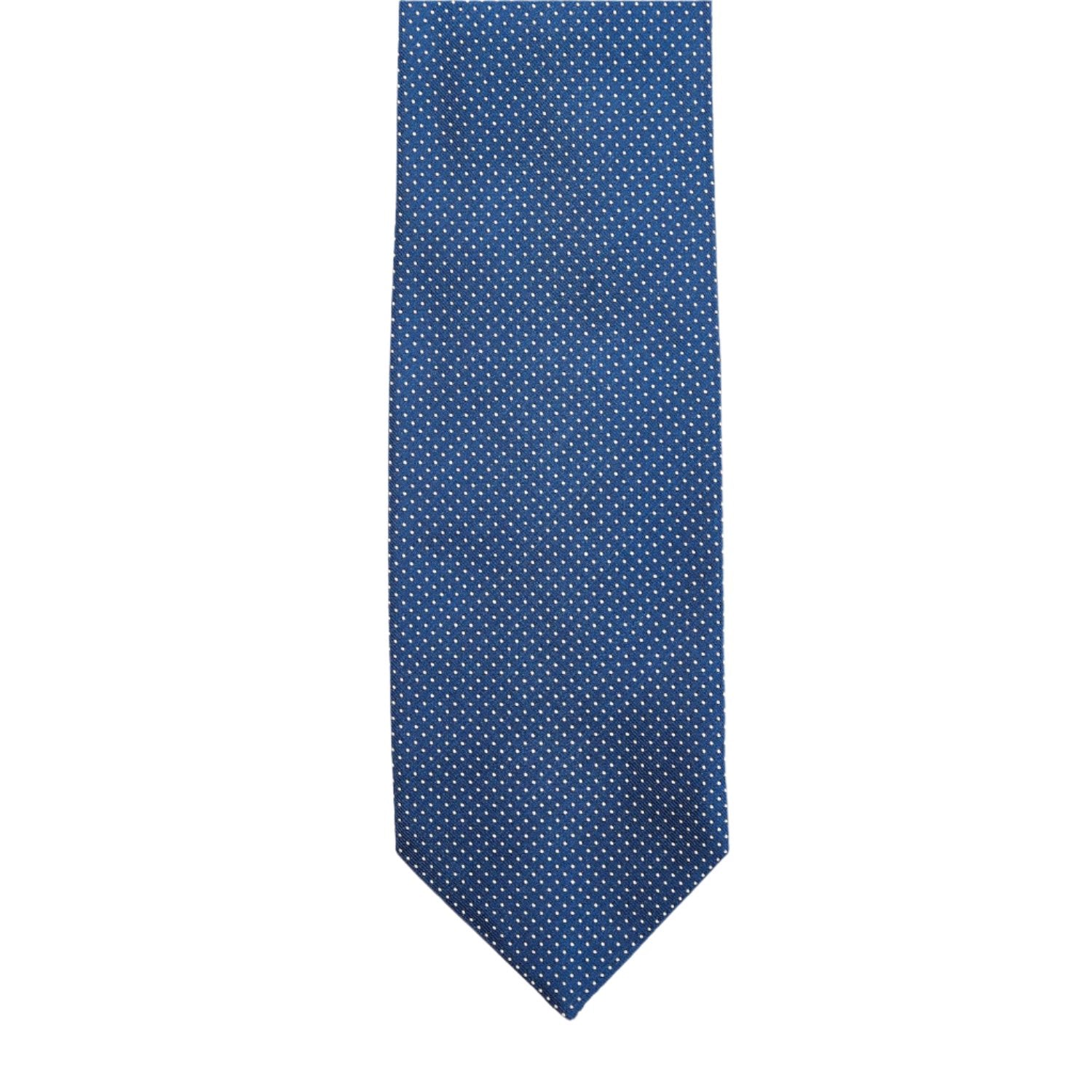 Sovereign Grade Blue Silk Micro Dot Tie | KirbyAllison.com