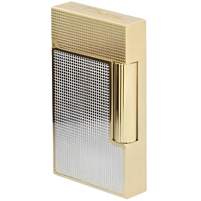 S.T. Dupont Line 2 Gold and Silver Lighter