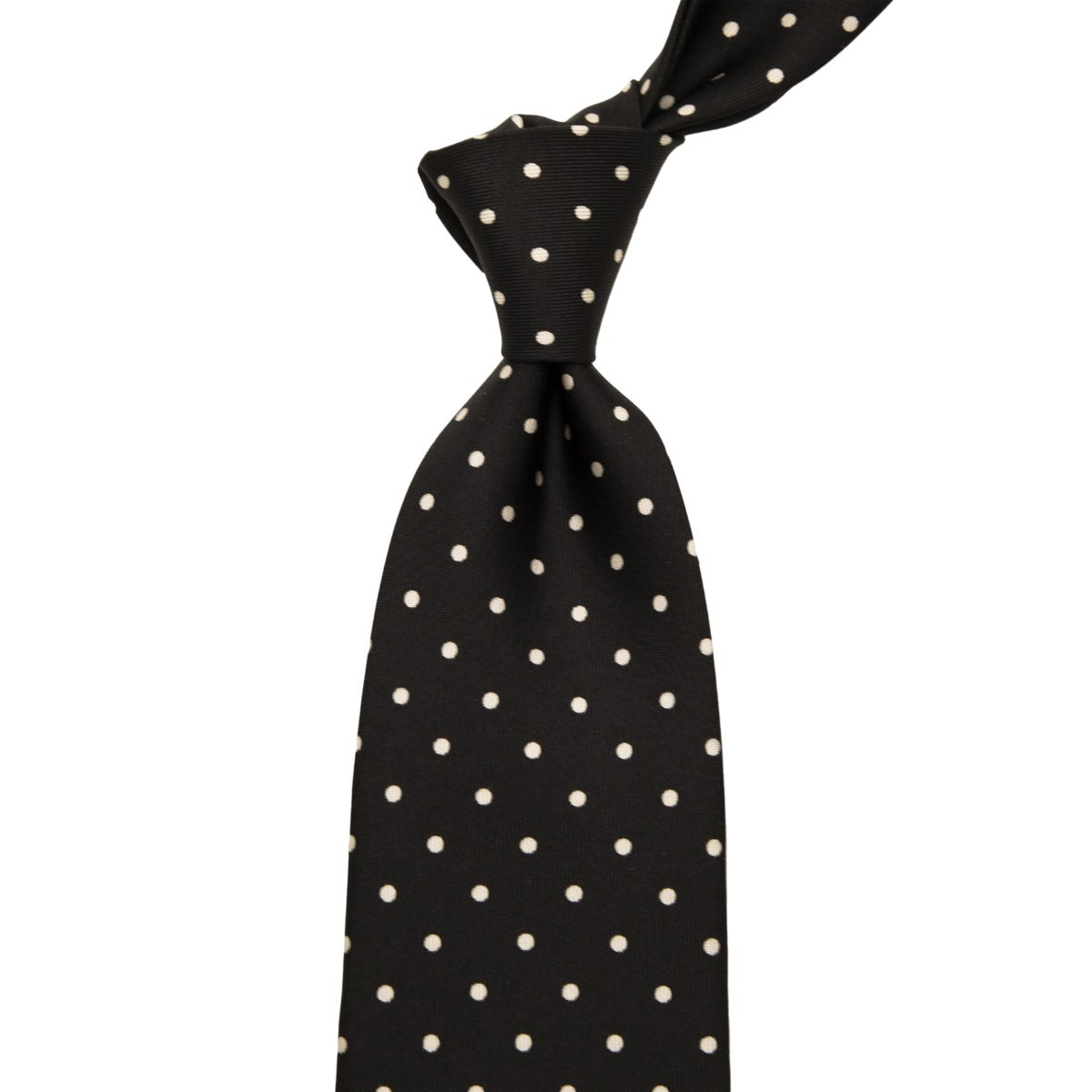 A Sovereign Grade Black/White 36oz London Dot Tie from KirbyAllison.com in the United Kingdom.