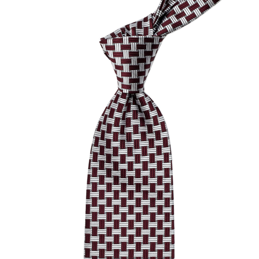 oxblood tie