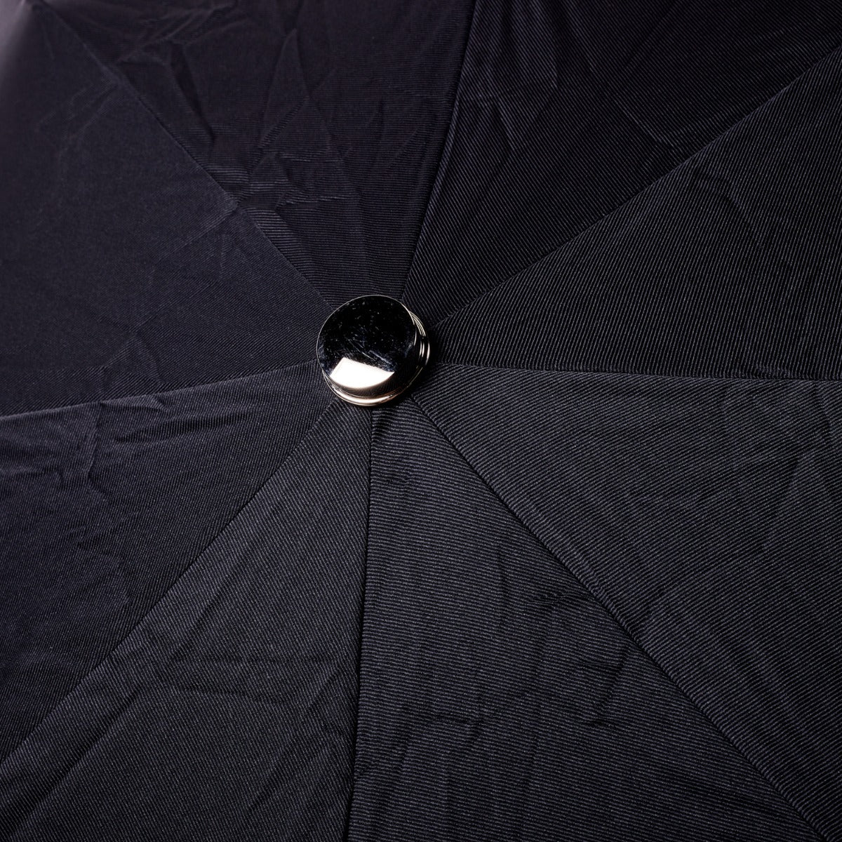 A KirbyAllison.com Brown Alligator Travel Umbrella with Black Canopy