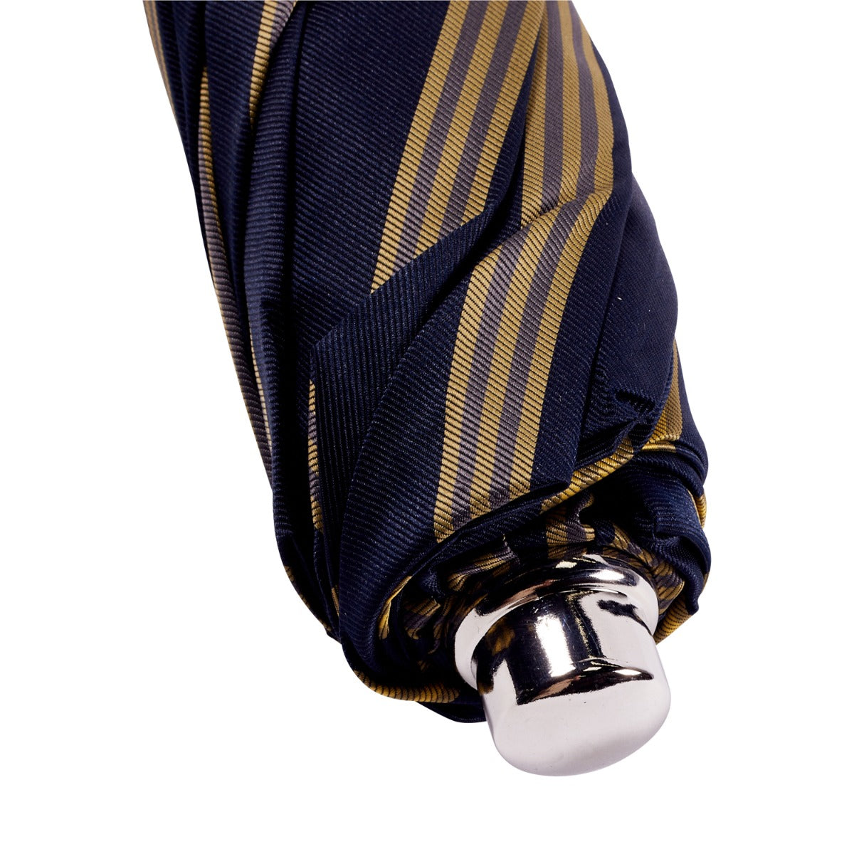 Yellow/Navy Stripe Travel with Leather Handle