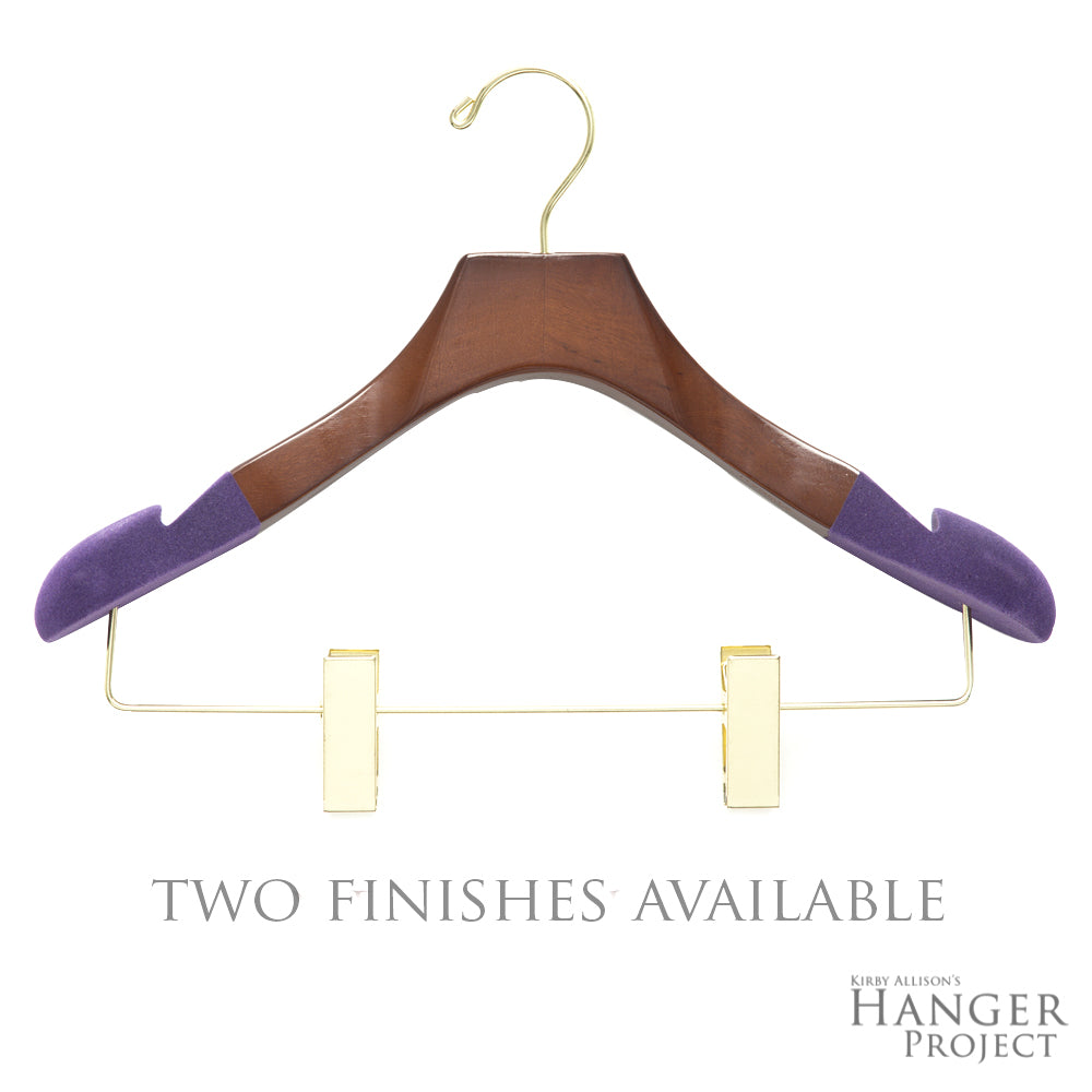 Women's Suit and Jacket Hanger, Clips (Profile A1)